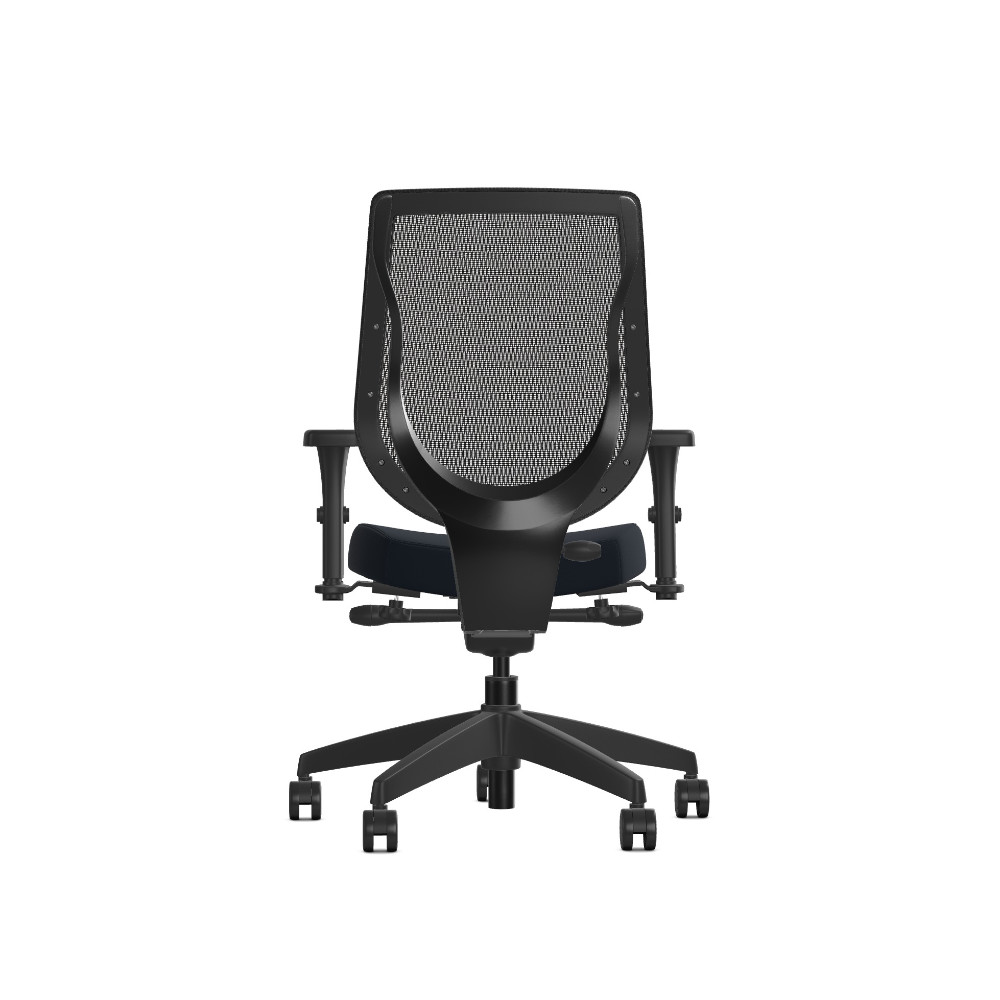 Allseating Black frame nylon base oasis bay fabric