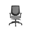 Allseating you too midback task chair black frame oasis drift fabric 85040-T2-BKN-3EB-LH-SS-KD-AS-F-ODRIFT