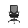 Allseating You Too Task Chair mid back black frame oasis night fabric 85040-T2-BKN-3EB-LH-SS-KD-AS-F-ONIGHT