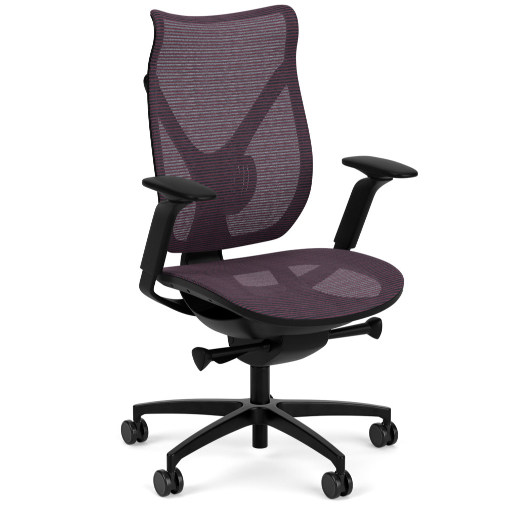 via-seating-onda-mid-back-task-chair-black-frame-red-mesh-4